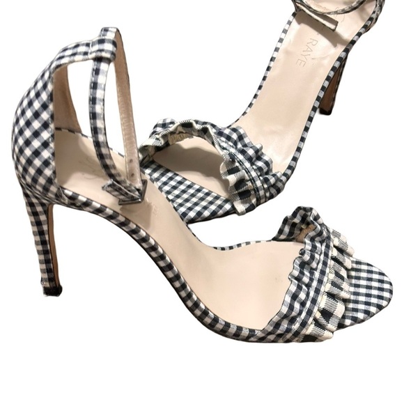 Lovers + Friends X RAYE houndstooth sexy dorsay heels size 6 “ Charlotte “ - Picture 2 of 11